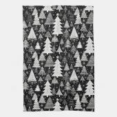 単色のクリスマス キッチンタオル (縦)