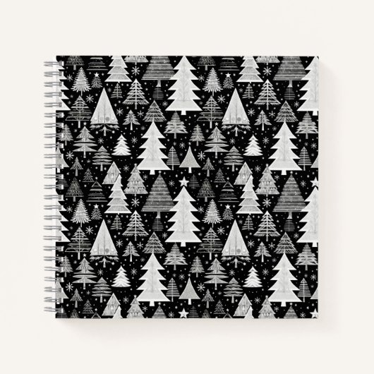 単色のクリスマス ノートブック (正面)