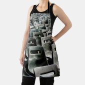 単色のグレーチェア エプロン (インサイチュ)