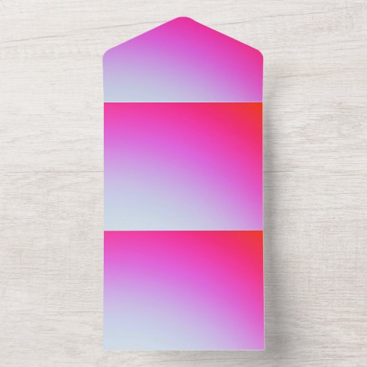 単色の招待状 発表 カード (内側)