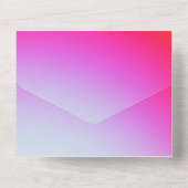 単色の招待状 発表 カード (裏面)