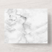 単色の招待状 発表 カード (裏面)