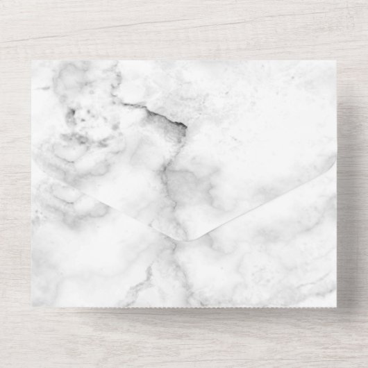 単色の招待状 発表 カード (裏面)