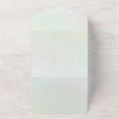 単色の招待状 発表 カード (外側)