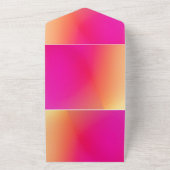 単色の招待状 発表 カード (外側)