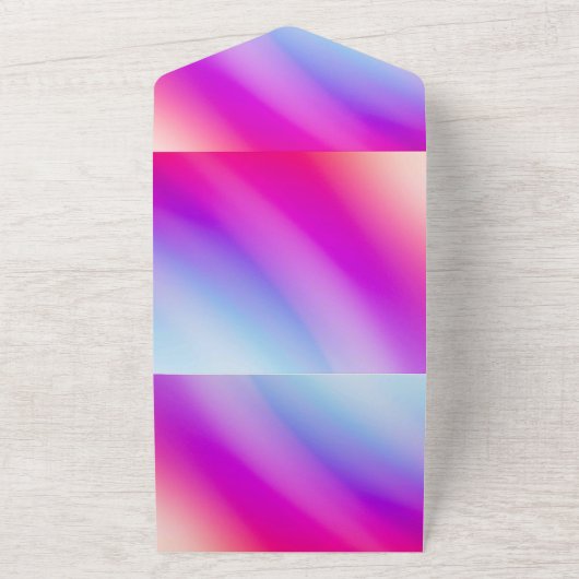 単色の招待状 発表 カード (外側)