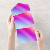 単色の招待状 発表 カード (貼ってはがせる)