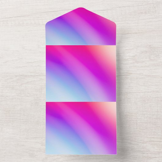 単色の招待状 発表 カード (内側)