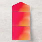 単色の招待状 発表 カード (内側)