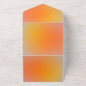 単色の招待状 発表 カード (外側)