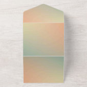 単色の招待状 発表 カード (外側)