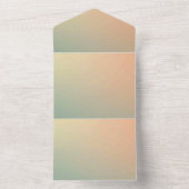 単色の招待状 発表 カード (内側)