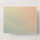 単色の招待状 発表 カード (裏面)