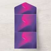 単色の招待状 発表 カード (内側)