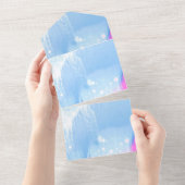 単色の招待状 発表 カード (貼ってはがせる)