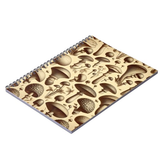 単色キノコ ノートブック (左側)