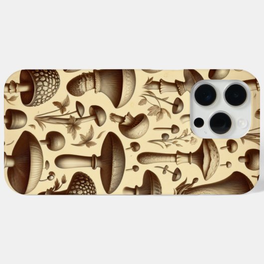 単色キノコ Case-Mate iPhoneケース (裏面 (横))