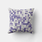 単色ラベモダンンダー幾何学的パターン クッション (裏面)