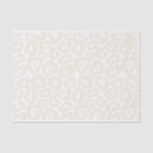 単色光のヒョウのプリントのティッシュペーパー 薄葉紙 (正面)