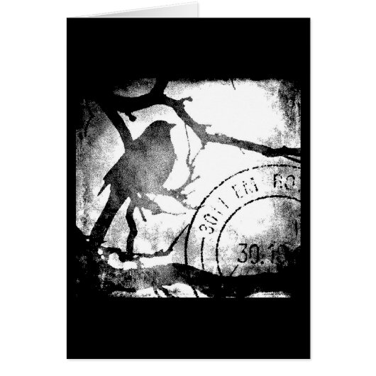 単色分岐の鳥 (正面)