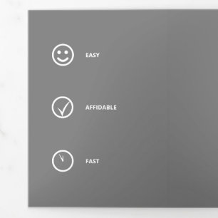 単色座標素晴らしフラット横ストライプ面 三つ折りカード