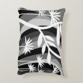 単色植物プリント アクセントクッション (裏面(縦))
