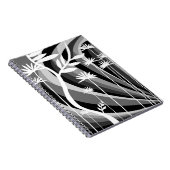 単色植物プリント ノートブック (右側)