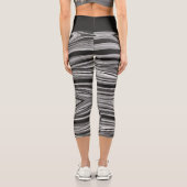 単色波 カプリレギンス (裏面)