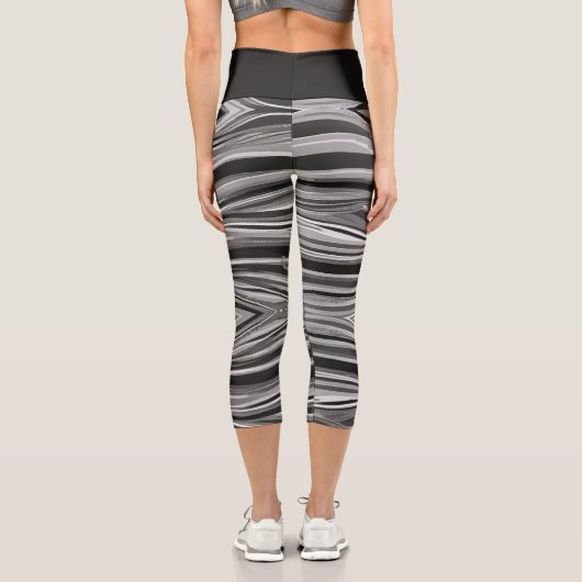 単色波 カプリレギンス (裏面)