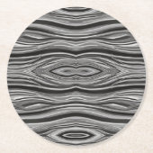 単色波 ラウンドペーパーコースター (正面)