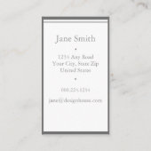 単色蝶 名刺 (裏面)