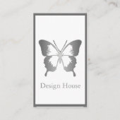 単色蝶 名刺 (正面)