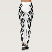 単色階段：コントラストのオベリスク レギンス (裏面)