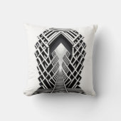 単色階段：コントラストの吹き抜け クッション (正面)