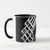 単色階段：コントラストの吹き抜け マグカップ (左)