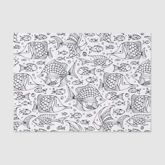 単色魚学院 薄葉紙 (正面)