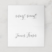 単色 プレイスカード (外部開封)