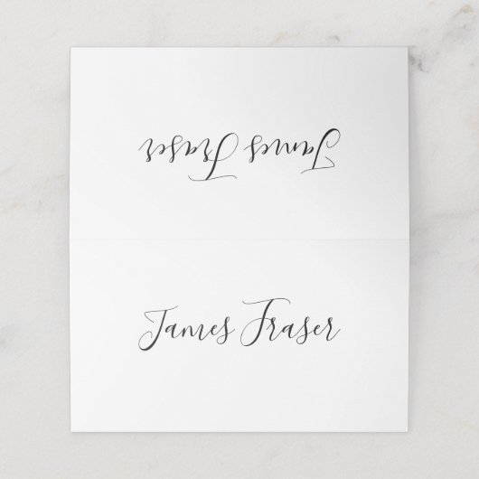 単色 プレイスカード (外部開封)