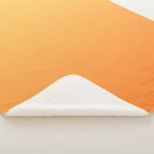 単色 – 黄グラデーション色とオレンジ シェルパブランケット (3/4)