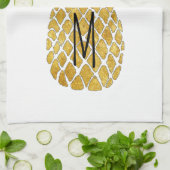 単角パイナップル キッチンタオル (折り畳み)