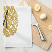 単角パイナップル キッチンタオル (四つ折り)