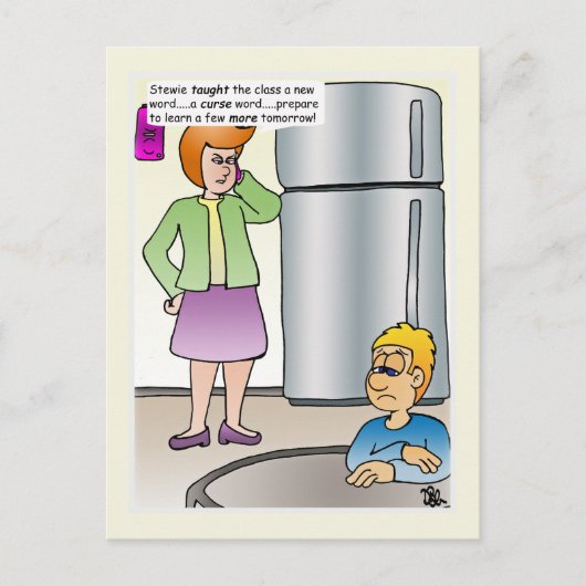 単語いけなはがき ポストカード (正面)