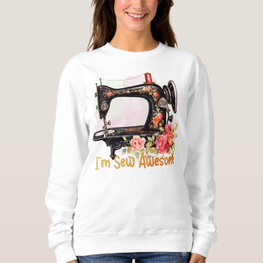 単語おもしろいア素晴らしート スウェットシャツ (正面)