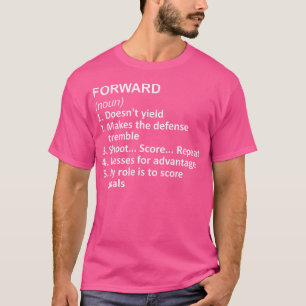 単語おもしろい定義サッカーフォワード引用文ボーカブ Tシャツ
