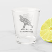 単語がオブジェクトになった場合ショットグラス ショットグラス (裏面)