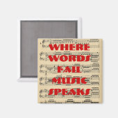 単語が失敗した場合は、音楽グ話マネット マグネット (正面/裏面)