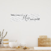 単語が失敗した場合は、音楽ポ話スター ポスター (キッチン)