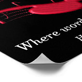 単語が失敗する場所 – ポスタープリント ポスター (角)