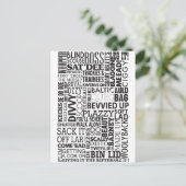 単語とフレーズの検索 ポストカード (スタンド正面)