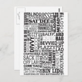 単語とフレーズの検索 ポストカード (正面/裏面)